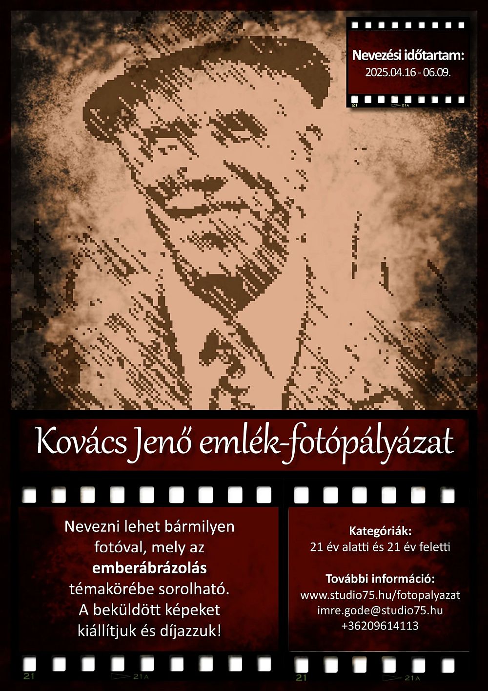 Kovács Jenő emlék-fotópályázatot hirdetett a Studio75 fotosúdió